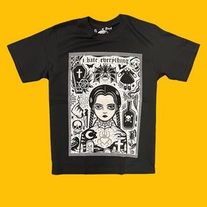 Wednesday adams graphic tshirt